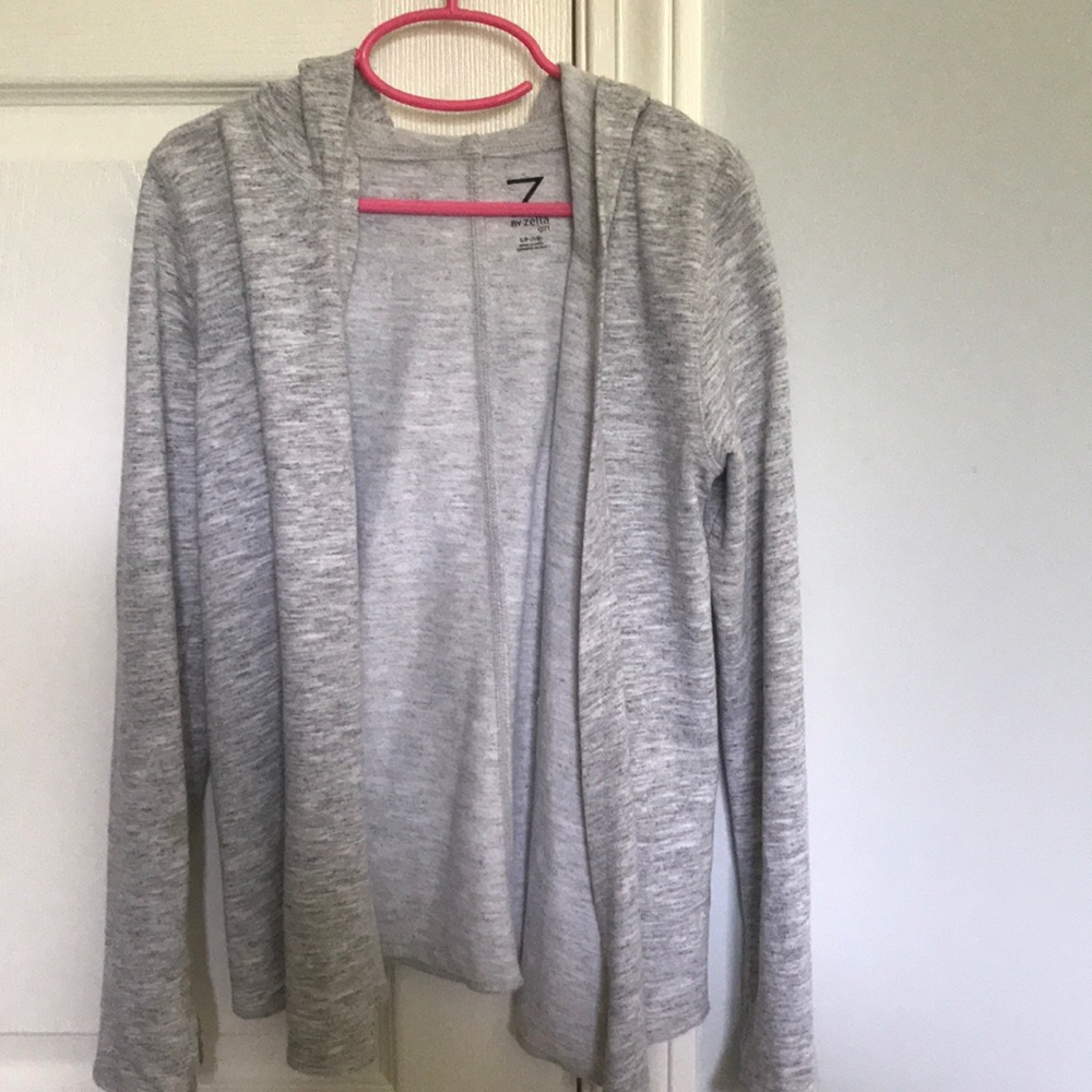 Zella girls drapey cardigan size 7/8